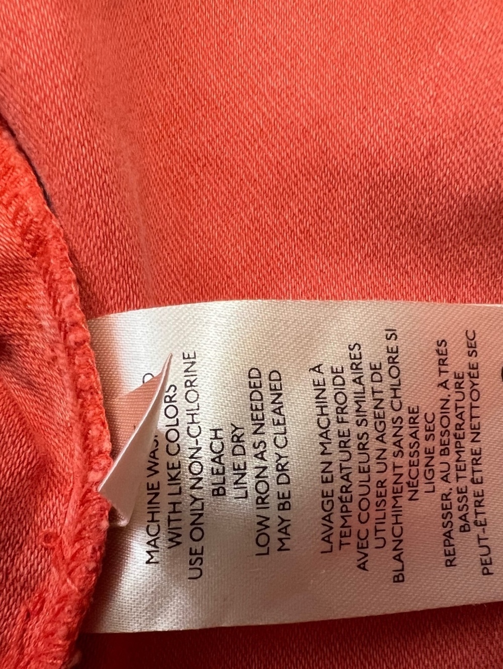 Anthropologie Orange Cropped Denim Jacket Medium - Picture 11 of 14